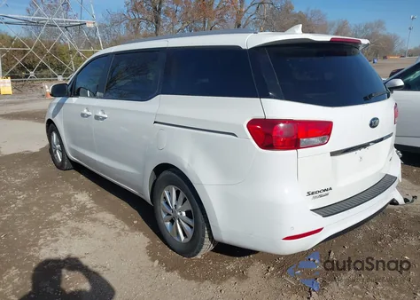 2016 Kia Sedona Lx из США, поврежденный, VIN KNDMB5C10G6173876